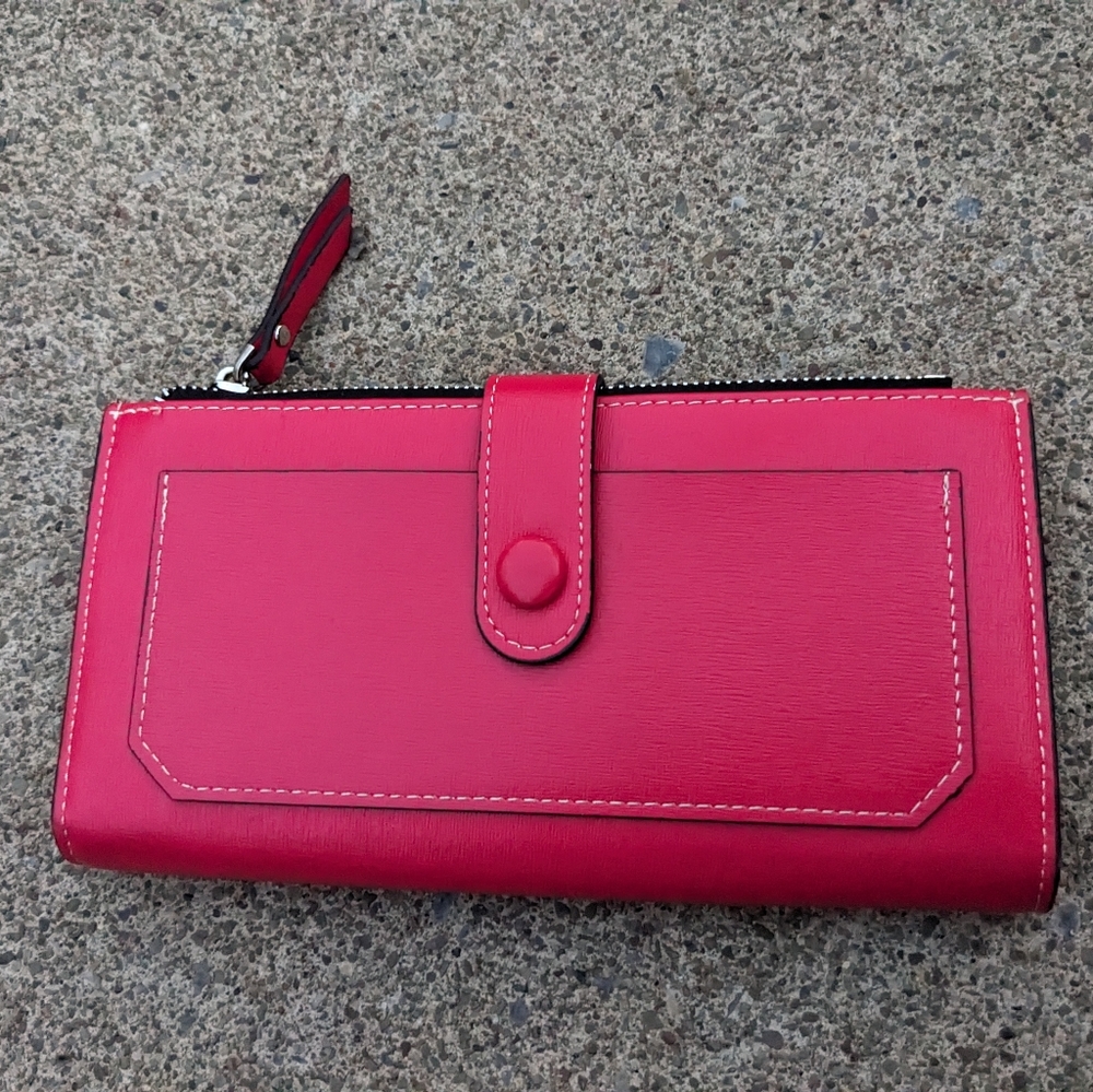 NWOT Women's Baellerry Wallet Check Book Red